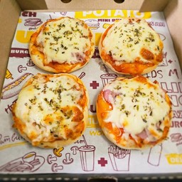 พิซซ่าจิ๋ว ชุดเซต4ชิ้น ขนาด 3 นิ้ว