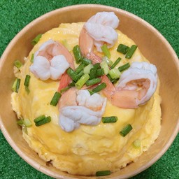 ข้าวไข่ข้นกุ้ง