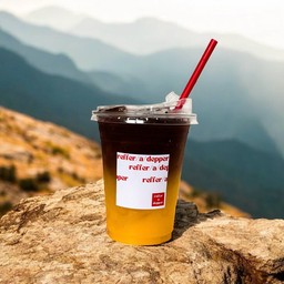 Iced Americano Orange juice