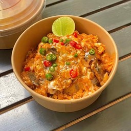 ข้าวไข่ข้นปลากระป๋อง
