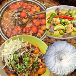 แฮปปี้ขนมจีนน้ำเงี้ยวรสเด็ด สูตรของอุ้ย ชุดขนมจีนน้ำเงี้ยวรสเด็ด(สาขาแม่เหียะ)
