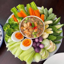 ชุดผักน้ำพริกกะปิกุ้ง