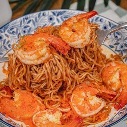 มาม่าขี้เมาไข่กุ้ง