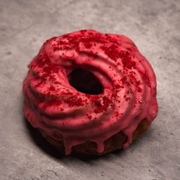 Raspberry Cruller