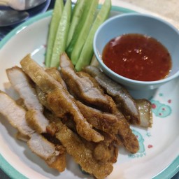 สันคอหมูทอด