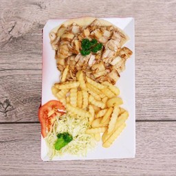 chicken shawarma plate