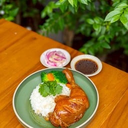 ข้าวไก่อบขิง