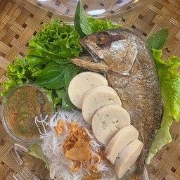 เมี่ยงกล่องเล็ก ปลาทู+หมูยอ