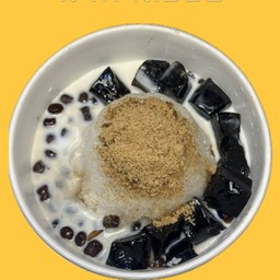 เฉาก๊วยนมสดน้ำตาลอ้อย