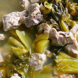 แกงจืดซี่โครงหมูใส่ผักกาดดอง