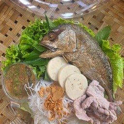 เมี่ยงกล่องเล็ก ปลาทู+หมูยอ+หมู