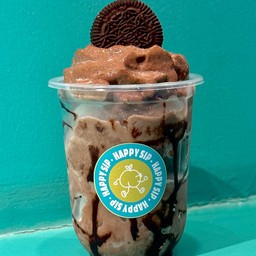 Lovely Sunshine (กล้วย นม โกโก้ ท้อปด้วยซอสช็อกโกแลตและโอริโอ้)