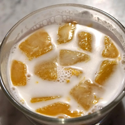 ฟักทองแกงบวด/Stewed pumpkin in coconut milk