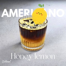 Iced Americano honey lemonade l อเมริกาโน่น้ำผึ้งเลมอน