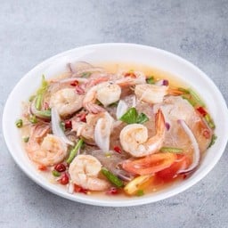 ยำวุ้นเส้นกุ้ง