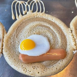 ไข่ดาว + ไส้กรอก