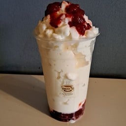 นมสด สตอเบอรี่ ปั่น