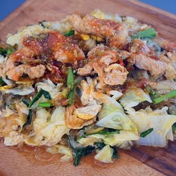 ผัดสุกี้แห้งหมู ชิ้น