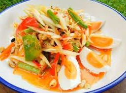 ตำไทยไข่เค็ม