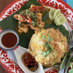 Set.ข้าวแกงเขียวหวานไก่+ไข่เจียว