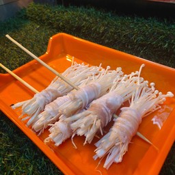 สามชั้น-เห็ดเข็มทอง