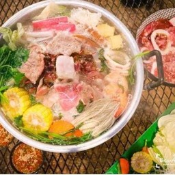 ชุดหมูกระทะชุดใหญ่ แถม เอสโคล่า 1ลิตร 1ขวด