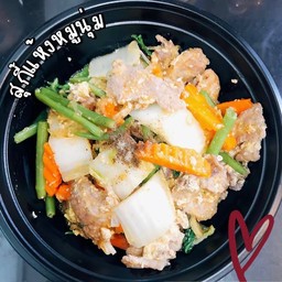 สุกี้แห้งไก่