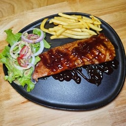 สเต็กเนื้อบาร์บีคิว