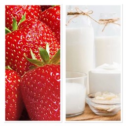 สตอเบอร์รี่นม