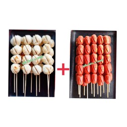 [เซตสุดฮิต] ไส้กรอกแดง + ลูกชิ้นเอ็นหมู