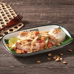 ตำคอหมูย่าง