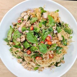 ลาภวุ้นเส้น หมูสับ