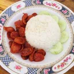 ข้าวกุนเชียงทอด