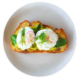 Smashed Avocado Poached Egg Sourdough
