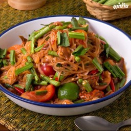 ตำเส้นเล็กหอยดอง