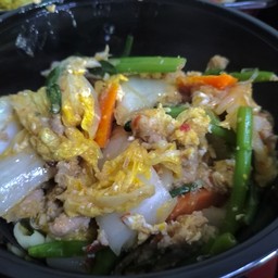 สุกี้แห้งไก่