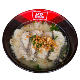 ข้าวต้มปลากะพง (น้ำ)