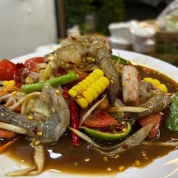 ตำกุ้งสด