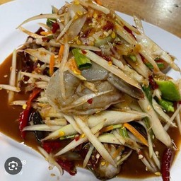 ตำกุ้งสด