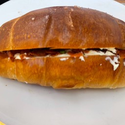 ปังเกลือต้นหอมครีสชีสเบค่อนกรอบ