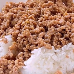 หมูสับผัดซีอิ๊ว