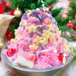 น้ำแข็งใส (1ถ้วย Topping 4 อย่าง)