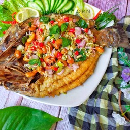 ปลากระพงลุยสวย