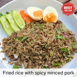 b.ข้าวผัดลาบเหนือ (หมู)