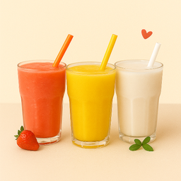 สุกี้น้ำ + น้ำผลไม้ปั่น