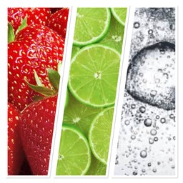 สตอเบอร์รี่มะนาวโซดา