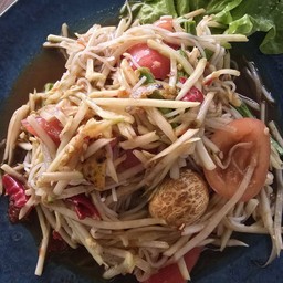 ตำปูปลาร้า Somtam Poo Palah