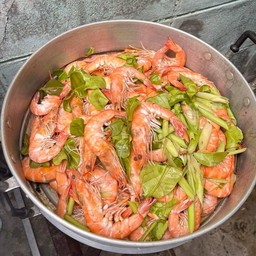 กุ้งนึ่ง ครึ่งโล
