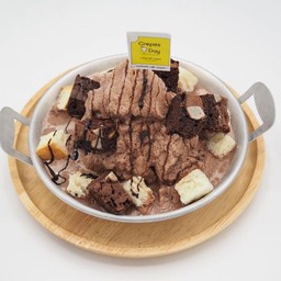 ปังเย็นดาร์คช็อคบราวนี่ (บราวนี่ ปังกรอบ)