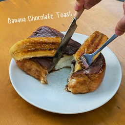 Banana Chocolate Toast